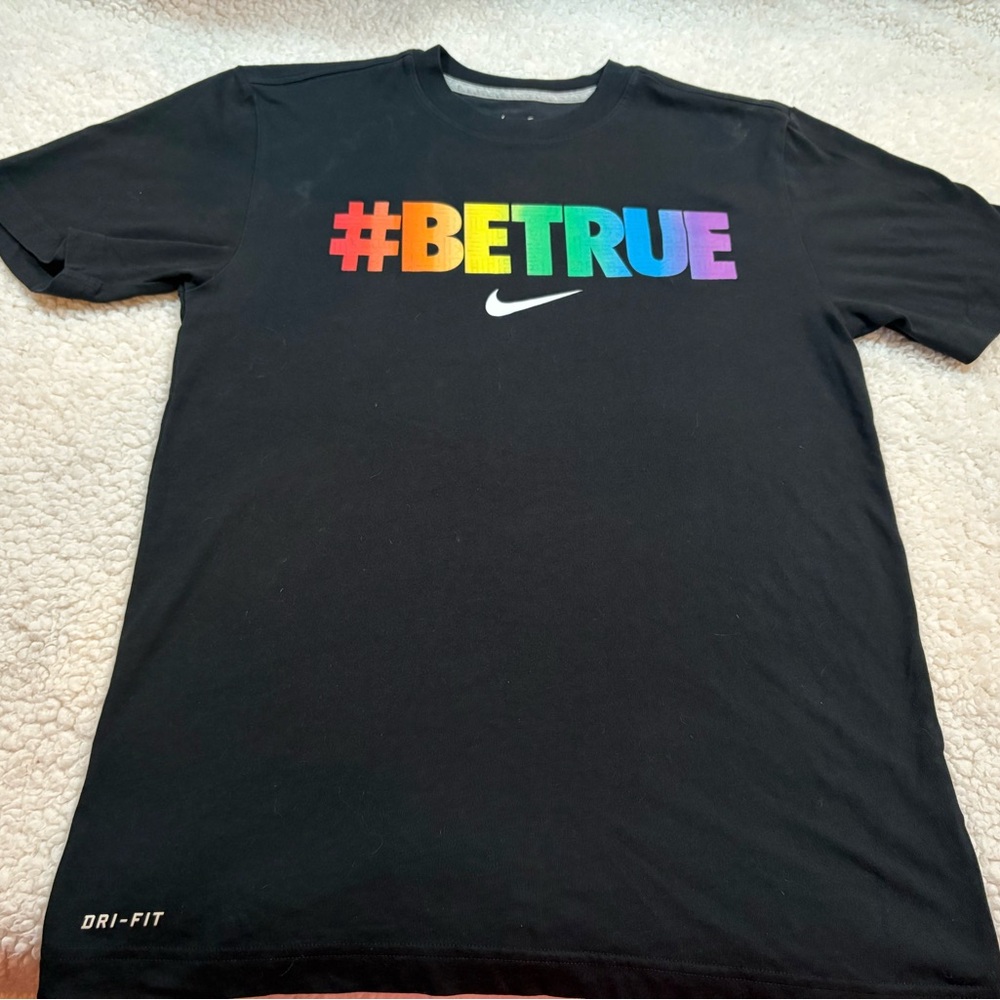 Nike Men's Black #BETRUE Dri-FIT Tee